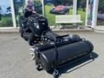 Black Edition Rasentraktor Pro 225/92 Twin H mit Kehrmaschine