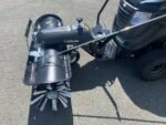 Black Edition Rasentraktor Pro 225/92 Twin H mit Kehrmaschine