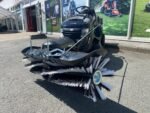 Black Edition Rasentraktor Pro 225/92 Twin H mit Kehrmaschine