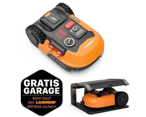 WORX 20V Akku-Mähroboter Landroid M500 Plus 18cm/500 m² mit App, IPX4 WR165E, inkl. Installationsmaterial
