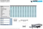 Hapert Azure H-2 – 2700 – 3050 x 1800 Niedriges Fahrwerk