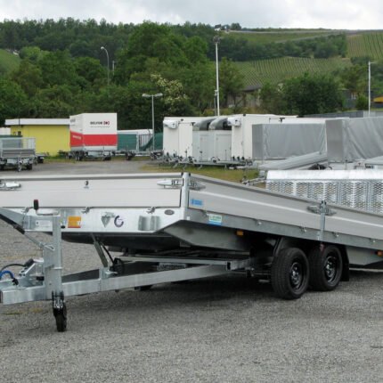 Hapert Indigo HT-2 – 3500 – 5050 x 2210 Kipphydraulik, Parabelfederung, Rampe