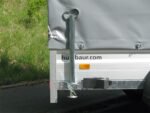 Humbaur HA132513 KV Klappbare Vorderwand und Hochplane