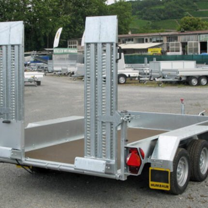 Humbaur HS353016 – 12 Zurringe, Stahlrampen stehend