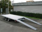 Humbaur Universal 3000 Seilwinde, Auffahrbohlen u Aluboden