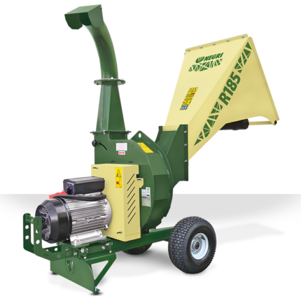 NEGRI Biohäcksler R185 / Elektro-Häcksler mit Transporträder