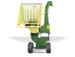 NEGRI Biohäcksler R185 / Elektro-Häcksler mit Transporträder