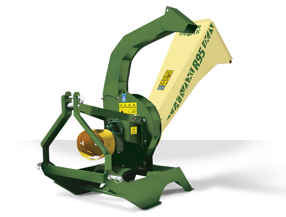 NEGRI Biohäcksler R95T / Häcksler mit Dreipunktaufnahme CAT. 1 für Traktor