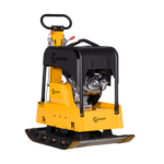 LUMAG RP-300HPCA – Rüttelplatte reversierbar mit 262 kg inkl. Transportfahrwerk und Gummimatte
